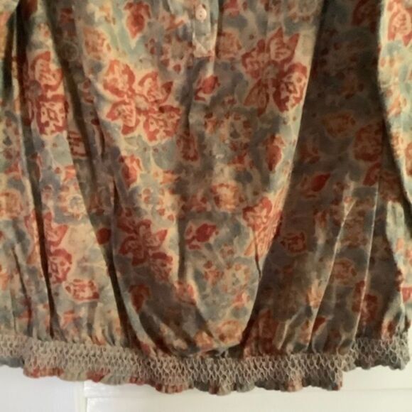 RALPH LAUREN JEANS CO. RALPH LAUREN DENIM 100% COTTON RUSTY BLUE TOP SIZE XL - Picture 3 of 10